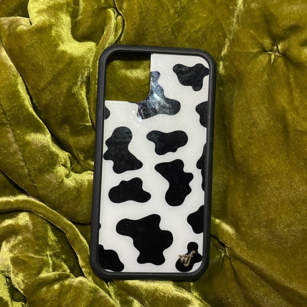 wildflower cow print case from iPhone 11